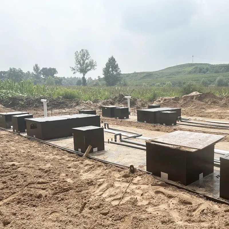 Buried Domestic Sewage Large-Scale Centralized Treatment Station