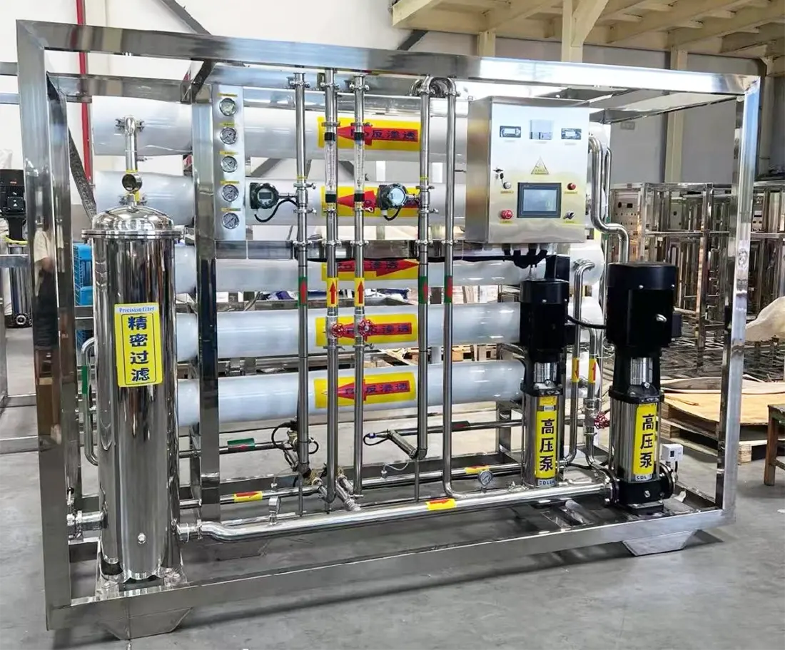 Level 2 Pure Water Reverse Osmosis Equipment For The Food Industry